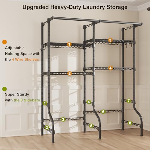 U14 Medium Over the Washer and Dryer Shelves