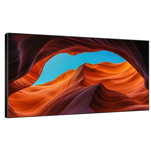 30"x60" Extra Large Framed Wall Art Antelope Canyon Rock Formation with Vibrant Colors for Home Living Room Bedroom Decor