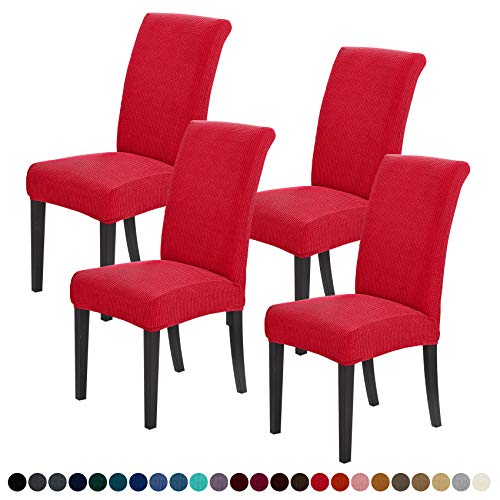 Christmas Chair Covers for Dining Room Set of 4