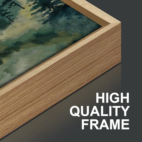 Watercolor Forest Framed Canvas Wall Art Set (3 Count)