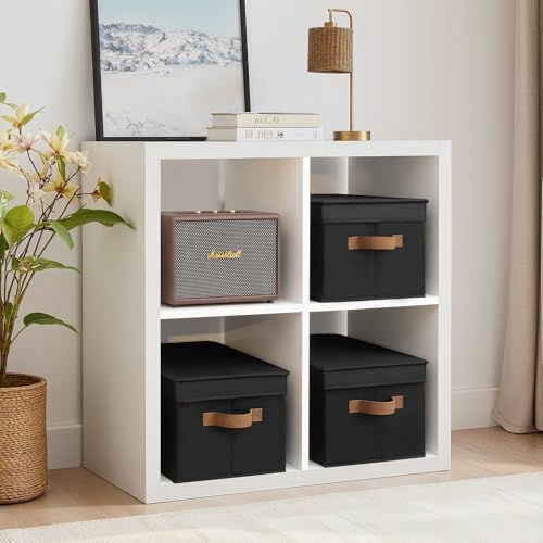 Fabric Storage Bins with Lids (3 Count)
