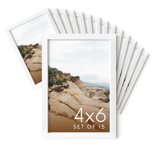 4x6 White Metal Picture Frames
