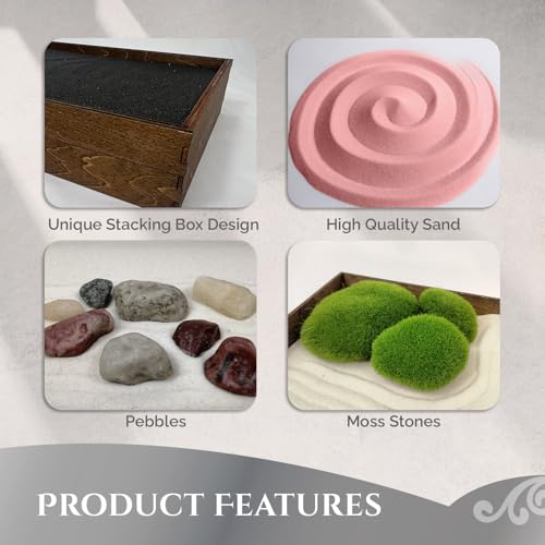 Wooden Stackable Zen Garden