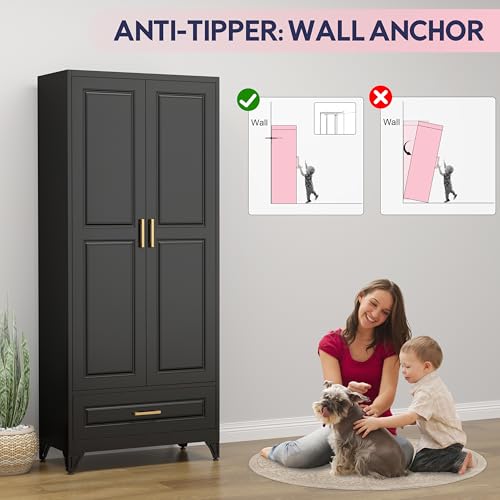 Pantry Kitchen Cabinet with Drawer