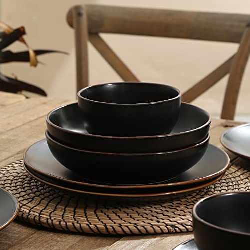 Brasa Stoneware 32 Piece Modern Dinnerware Set