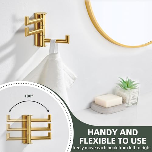Swivel Towel Hook for Bathroom