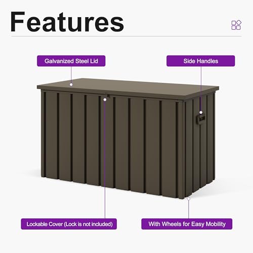 Outdoor Deck Box 120 Gallon