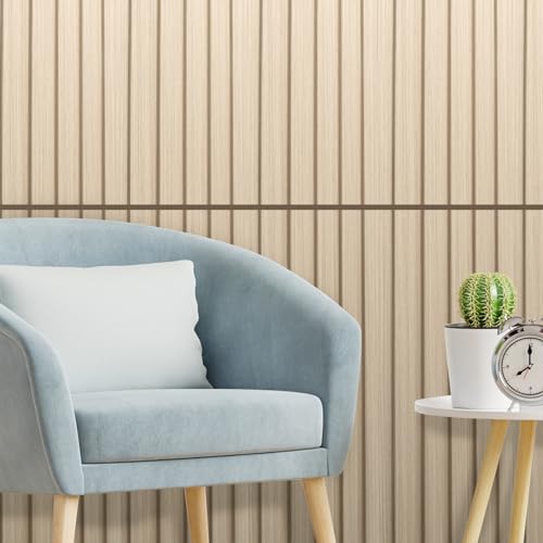 48 x 6 Inch WPC Wood Slat Wall Panels