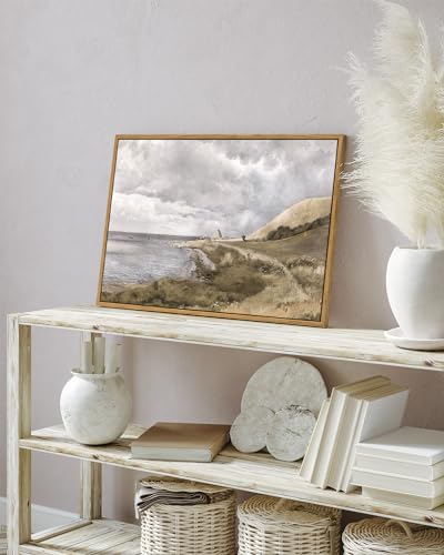 Framed Canvas Wall Art Vintage Decor