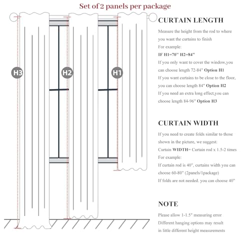 Luxury Pinch Pleated Linen 86 Inch Curtains for Living Room