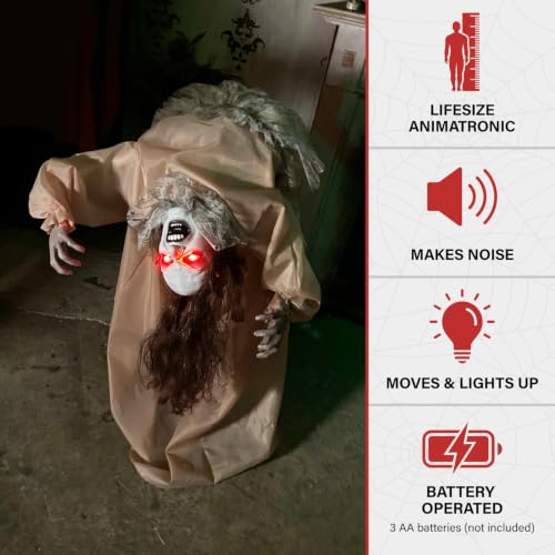 3.4 Ft. Animatronic Possessed Backbend Lady