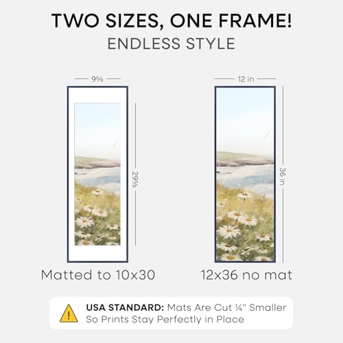 12x36 Blue Picture Frame (2 Count)