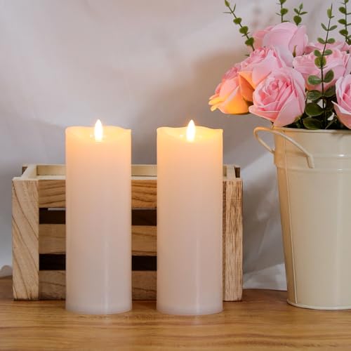 Outdoor Flameless Candles with Remote Timer (2 Count)