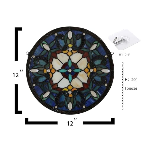 Handcrafted Stained Glass Window Panel