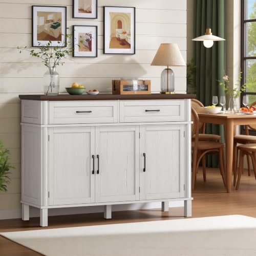 48" Sideboard Buffet Cabinet with Storage Drawers