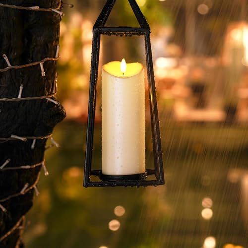 3"x8" Outdoor Waterproof Flameless Candles (2 Count)