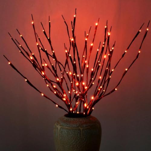 2 Pack LED Lighted Branches Battery Operated Branch Lights Vase Filler