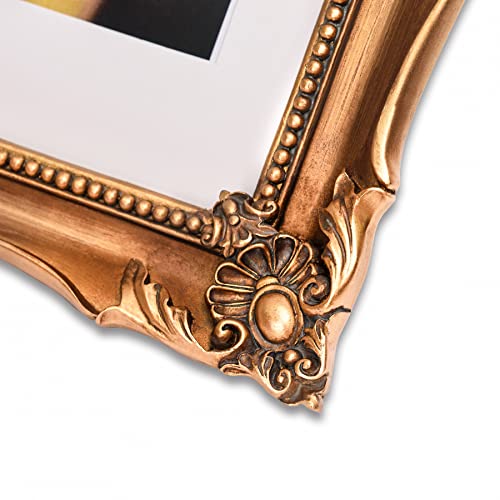 Vintage 11x14 Picture Frame with Embossed Flower