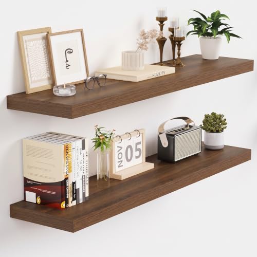 Floating Shelves 9 inch Deep 32”Long Set of 2 (2 Count)