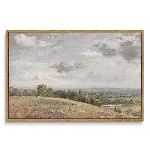 Framed Canvas Wall Art Vintage Decor