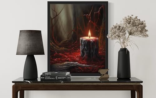 Gothic Candle Unframed Poster Art Print