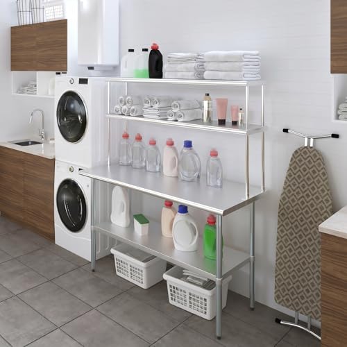 60 Inch Double Tier Overshelf