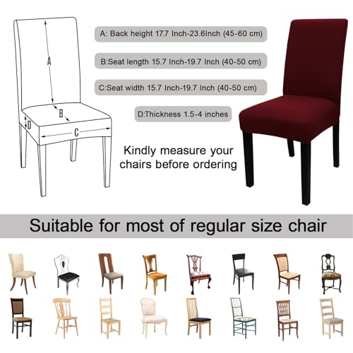 Dining Chair Covers Set of 6