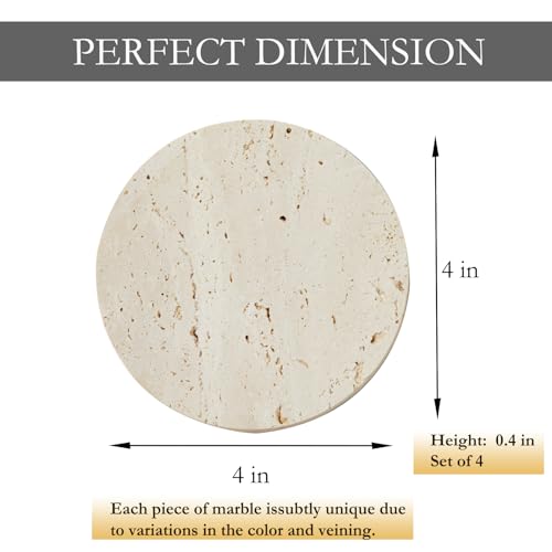 Marble Coasters (4 Count)