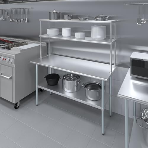 60 Inch Double Tier Overshelf
