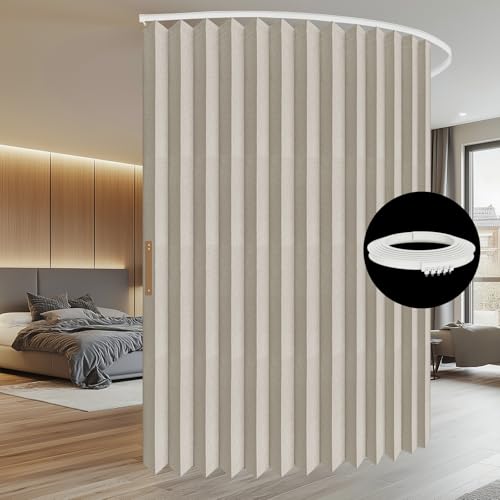 Room Divider Curtain Sets with Flexible Ceiling Track