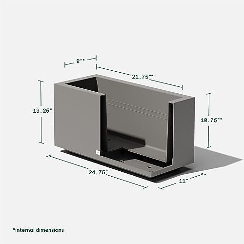 Block Series Long Box Planter (2 Count)