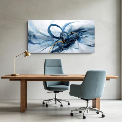 Abstract Wall Art for Living Room Canvas Decor 24x48 Inches