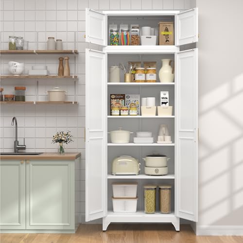 90.8" Kitchen Pantry Cabinet