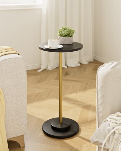 Drink Table Round Side Table for Small Spaces