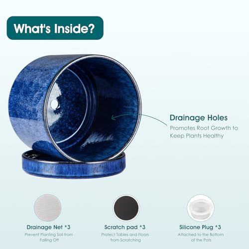 Ceramic Planters (3 Count)