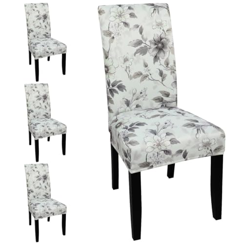 Pattern Chair Covers for Dining Room Set of 4