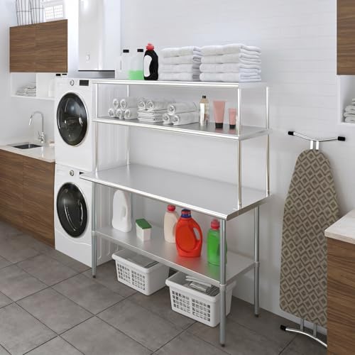 60 Inch Double Tier Overshelf
