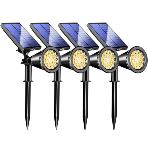 800LM Solar Spot Lights Outdoor Waterproof (4 Count)