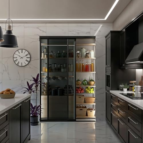 Glass Room Divider and Sliding Glass Closet Doors