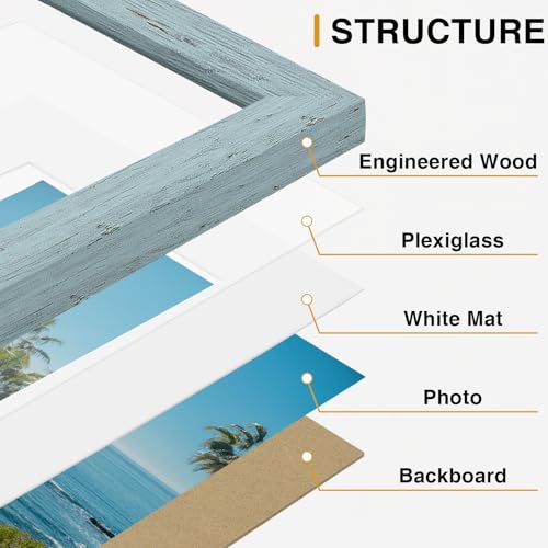 4x6 Picture Frames Set of 9 (9 Count)