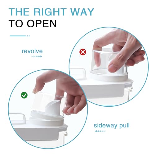 3 Pack Laundry Detergent Dispenser (183 Fl Oz)