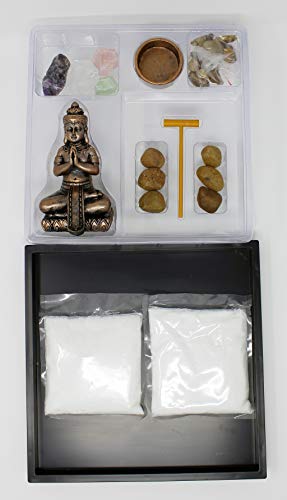 Mini Zen Garden Kit for Desk with Rake
