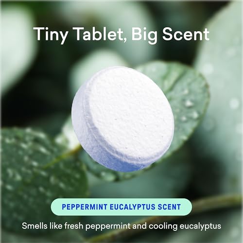 100% Plastic Free Toilet Bowl Cleaner Tablets Set (14 Count)