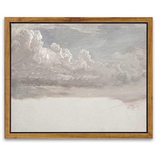 Framed Canvas Wall Art Vintage Decor