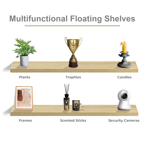Floating Shelves for Wall Storage (2 Count)