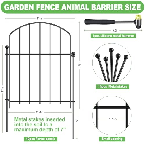 Decorative Garden Fence (10 Sq Ft)