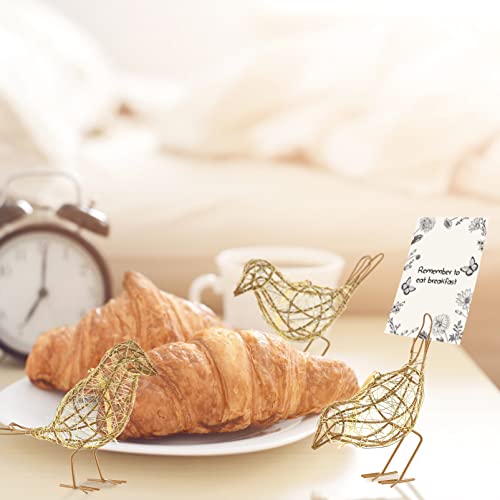 Artisan Bird Statues Trio