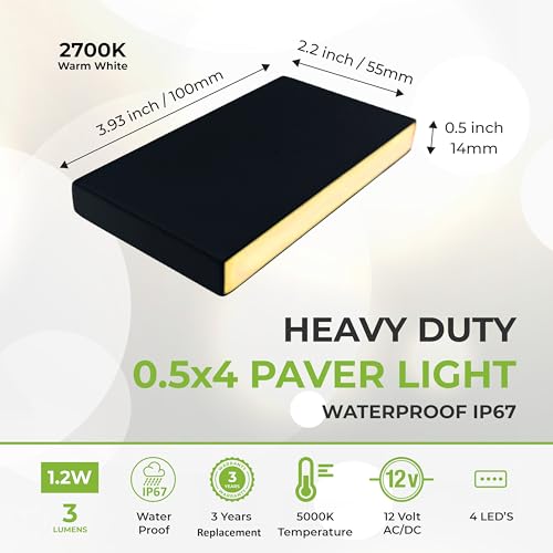 Paver Light Slim 0.5x4 Inch
