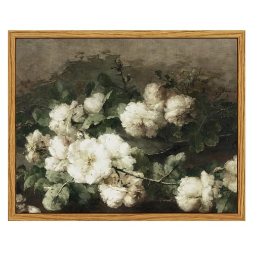 Framed Canvas Wall Art Vintage Decor