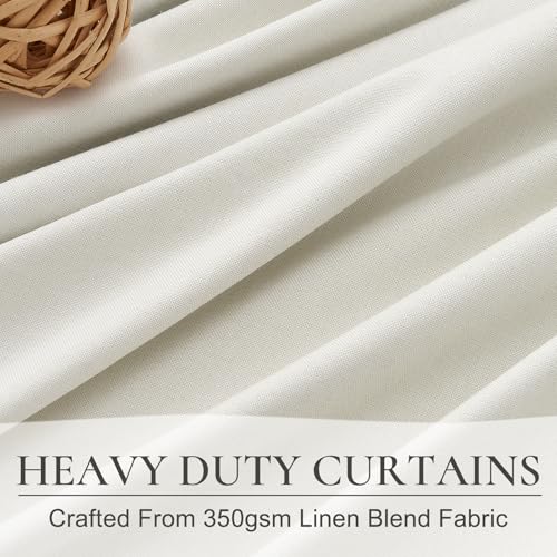 Tall Curtains for Living Room 108 Inches Long (2 Count)